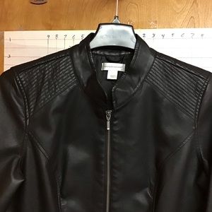 CHRISTOPHER & BANKS  women's jacket - black  sz L